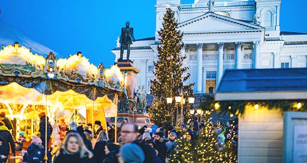 Новогодний базар в Хельсинки