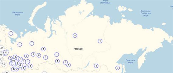 Коронавирус в России: карта